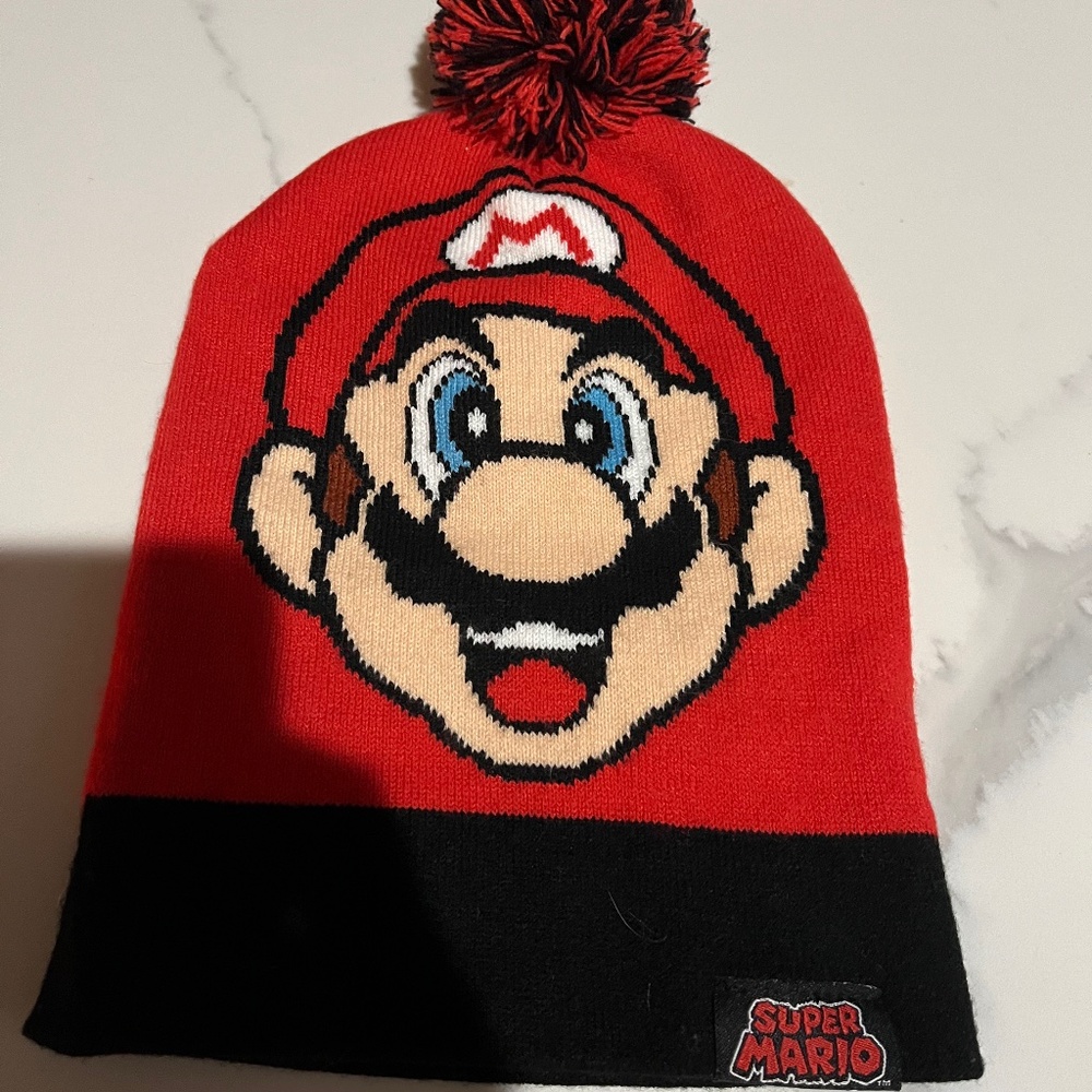 Super Mario bros brothers beanie hat